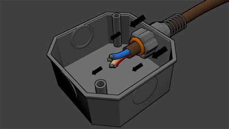 how to punch out metal outlet box|knock out electrical box removal.